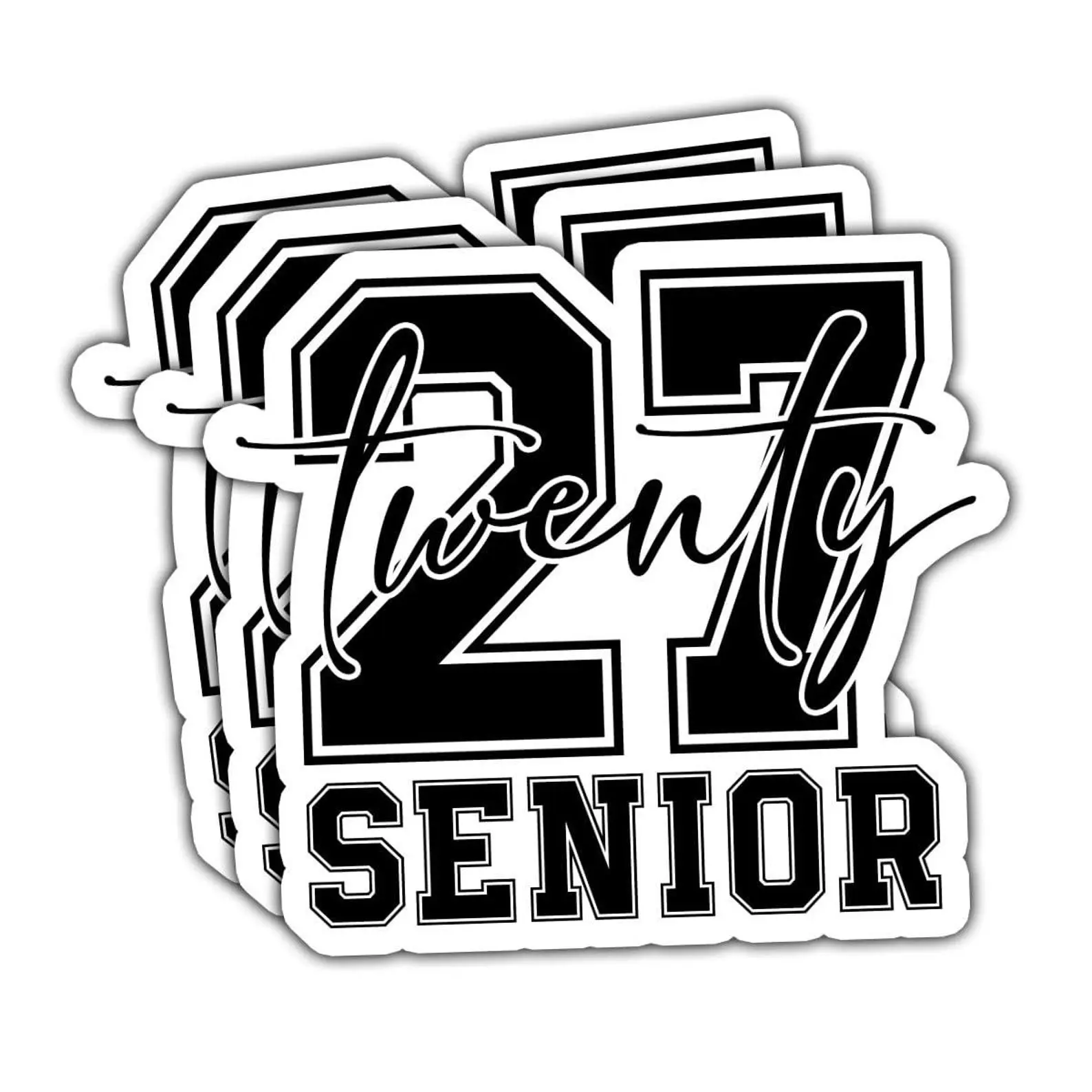 stickers for the class of 2027, decorations for the class of 2027, graduation ceremony 2027, senior 2027