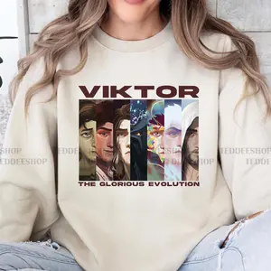 Viktor Arcane Glorious Evolution Shirt, TV Series Unisex T-Shirt, Arcane Merch, Graphic Tee Y2K 90s Retro Celebrity Crush Movies Bootleg Tee