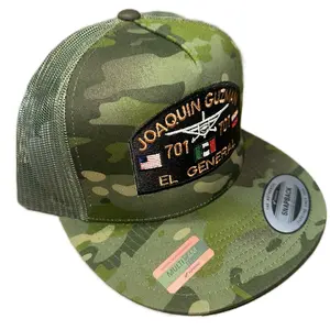 El General 701 Camo Gorra Snapback Hat trucker