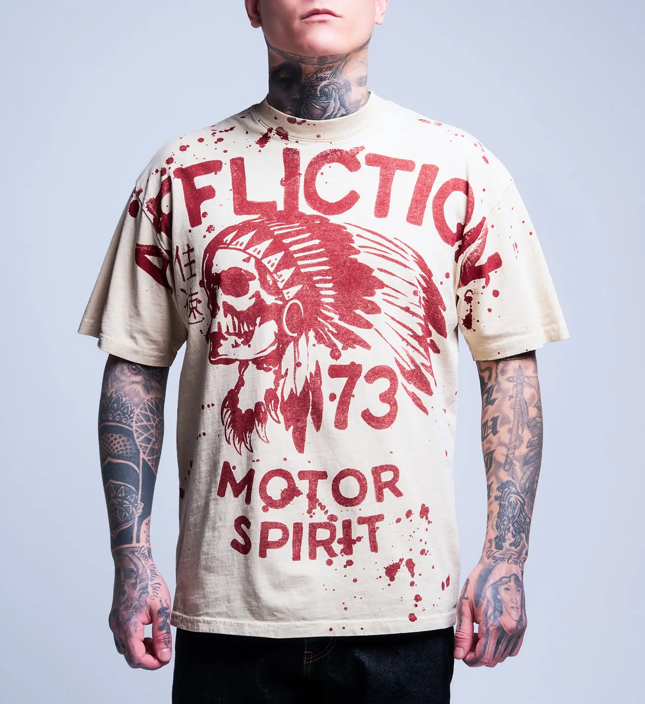 Affliction Men's T-shirt No Luck Chiefs 