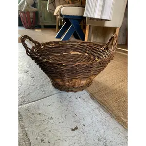 Medium Vintage Wicker Basket