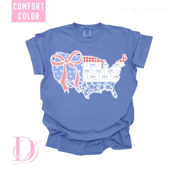 United States Lace Comfort Color T-shirt