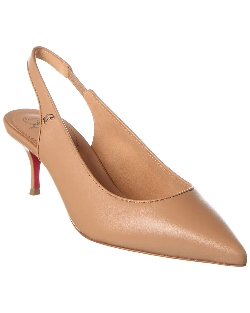 Christian Louboutin Sporty Kate 55 Leather Slingback Pump Christian Louboutin Sporty Kate 55 Leather Slingback Pump