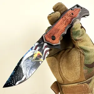 8.25" Premium Outdoor Folding Pocket Knife for Men Women Collection– Razor Sharp Stainless Steel Blade, Compact & Durable Gear Tools for Camping, Hiking, Survival, Tactical and Everyday Carry (EDC)