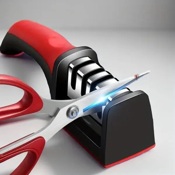 4 in 1 Sharpener, 1 Count Household Multifunctional Sharpener With Handle For Kitchen