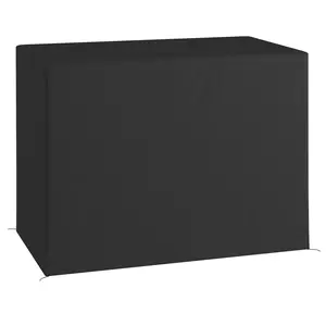 Outsunny 600D Oxford 3-Seater Patio Swing Cover Outdoor Chair Cover Garden Furniture Cover Rain Protection Waterproof Anti-UV, Dark Green