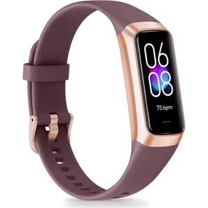 Fitness Tracker with 24/7 Heart Rate Blood Oxygen Sleep Monitor, 1.1" AMOLED Touch Screen Activity Tracker Smart Watches, IP68 Waterproof Step Counter Pedometer for Women Men