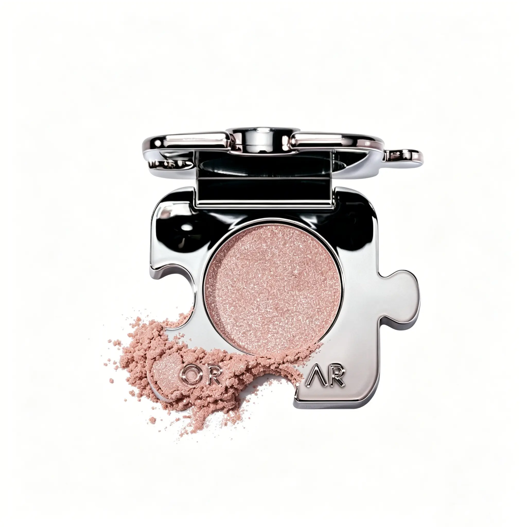 OR-AR Original Artist Puzzle Highlighter #01 Ice Berry Fine Shimmer Glow Highlighter Create Dewy Skin Glowy Highlighter