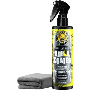 Ceramic  Coating for , RV, , Boat - Hydrophobic Sealant & Wax - Quick Detailer for  Gloss  , Wheels, Trim - Safe  Chrome, Plastic, Vinyl - 9.1 fl oz