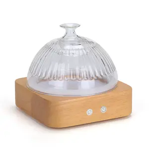 200ml glass essential oil diffuser, ultrasonic silent/seven-color light adjustable aromatherapy machine, with timer/automatic shut-off humidifier, suitable for bedrooms, living rooms, offices, Thanksgiving, Halloween, Christmas and other holiday gifts