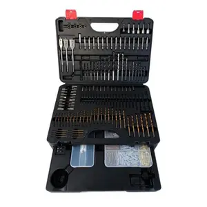 【Household 】398-Pcs Drill Bit DIY Combination Set Hole Opener Twist Drill Screwdriver Bits Suitable for Cement, Woodworking, Wall Drilling, Metal and Plastic, etc tools