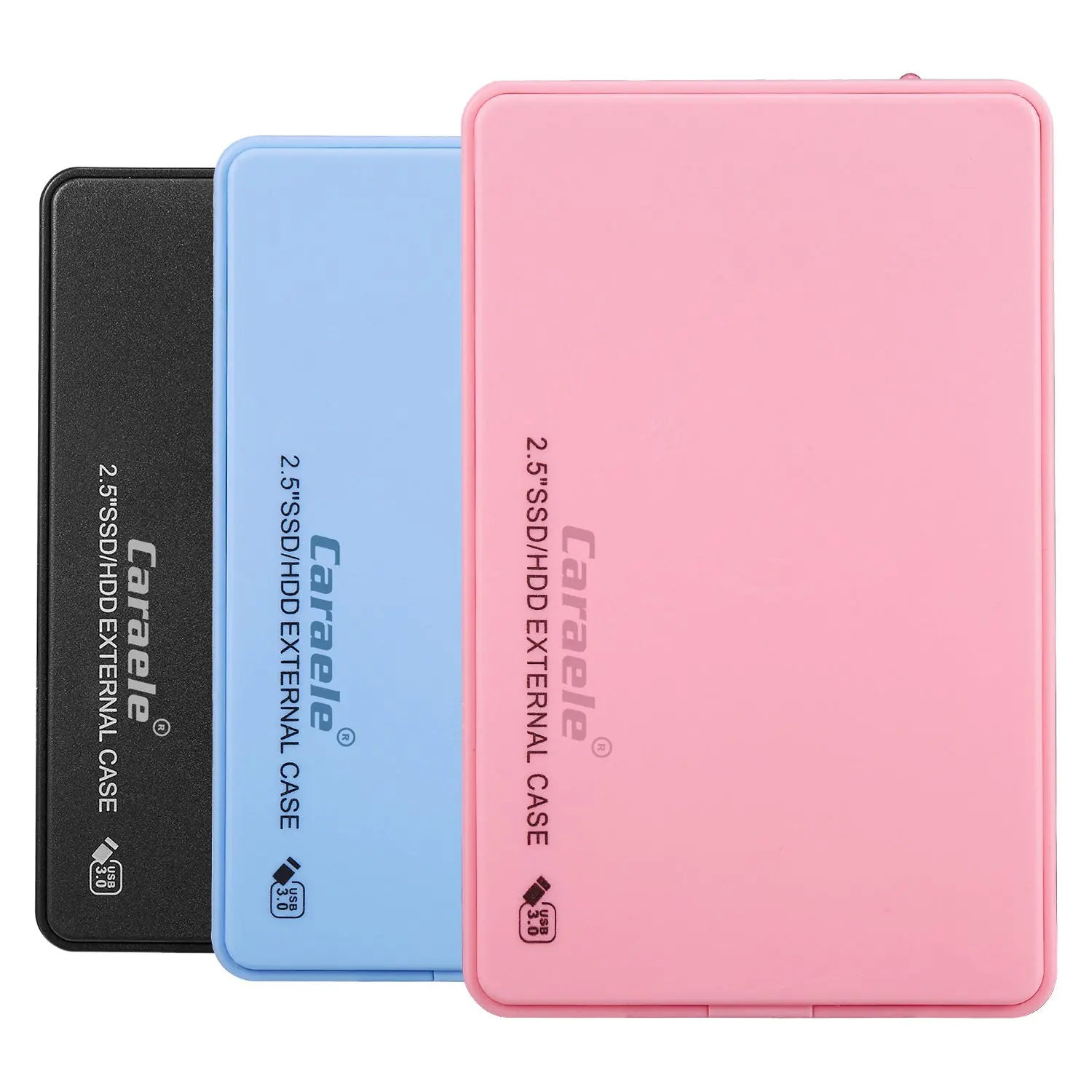 Elegant Portable External Hard Drive - 1TB/2TB Data Storage Device for Computers & Office Equipment, Easy to Use with 1 Protective Sleeve