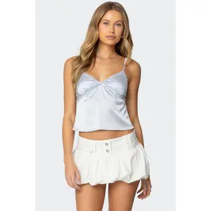 Imani Satin Effect Tank Top