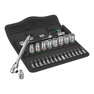 8100 SA 11 Metal Ratchet Set Imperial 1/4 28 pc Switch