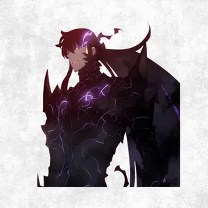 Jin Woo Solo Leveling Weatherproof Anime Sticker