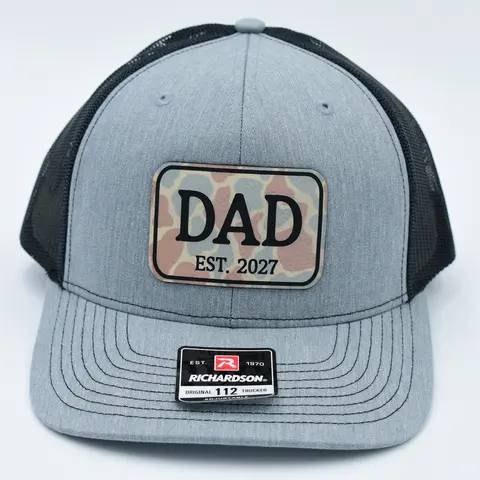 Dad Est. 2027 Patch Hat – New Dad Hat for Men, First Time Dad Gift