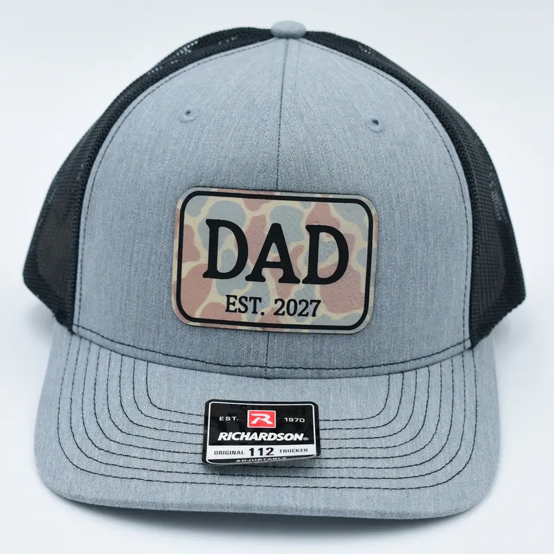 Dad Est. 2027 Patch Hat – New Dad Hat for Men, First Time Dad Gift