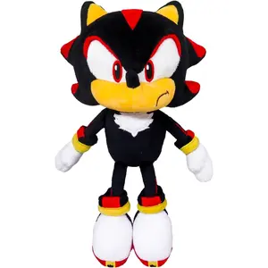 Sanei Boeki STH05 Sonic The Hedgehog All Star Collection Shadow (S) W 6.3 x D 6.3 x H 9.8 inches (16 x 16 x 25 cm) Plush Toy