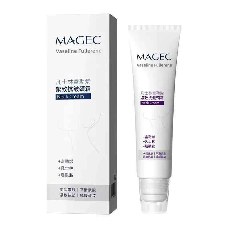 Reduces Wrinkles and Double Chin,Five Rollers for All Around Massage,Neck Firming Cream,Collagen Neck Cream,Relieves Edema,Suitable for Wrinkled Skin,with Hyaluronic Acid,VitaminC+E.