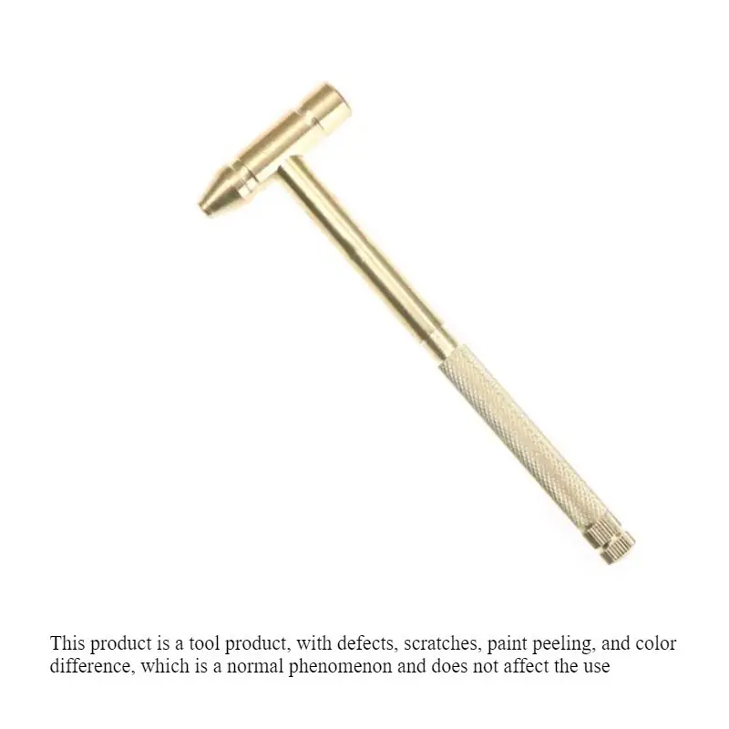 6-In-1 Multi-Functional Hammer Screwdriver Set, Mini Copper Hammer, Home Use Small Hammer, Plated Copper, Durable Tool Kit
