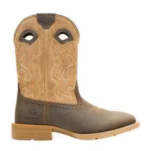 Wolverine Mens Wheatland Hyperrest 10 Inch Waterproof  Work/Duty - Beige