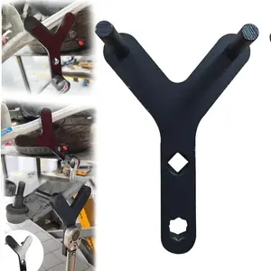 Car lower control arm and ball joint disassembly tool, lower control arm pry tool, universal ball joint puller, easy to disassemble control arm, car, truck, SUV lower ball joint disassembly tool swing arm chassis ball joint extractor, Steering