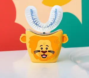 Autobrush Sonic Pro Kids | ADA-Accepted U-Shape Electric Toothbrush | Full-Mouth Clean in 30 Sec | Music + LED Lights | 3 Cleaning Modes | Pick Your Character