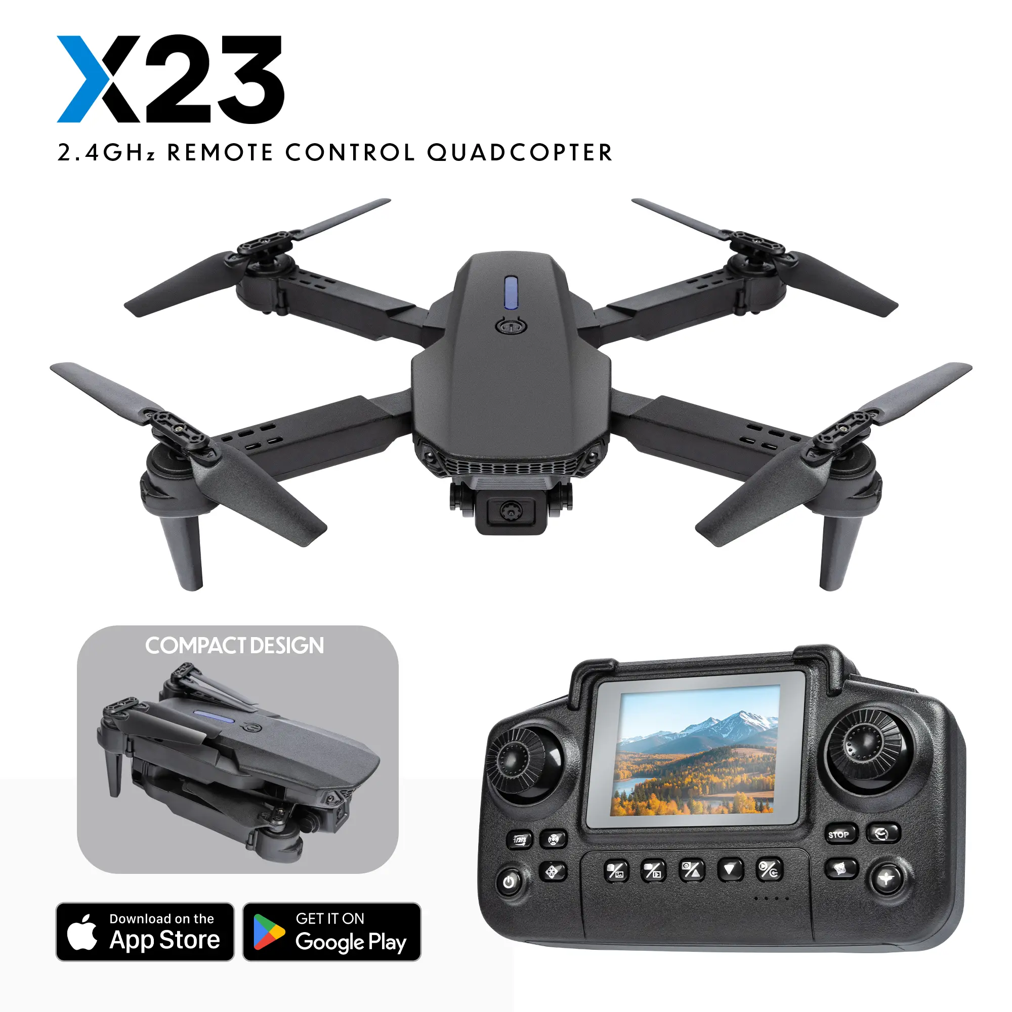 X23 Live Feed Drone 2.4Ghz Remote Control Quadcopter X23 Live Feed Drone 2.4Ghz Remote Control Quadcopter