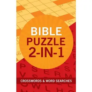 USED-Bible Puzzle 2-In-1: Crosswords and Word Searches by Compiled by Barbour Staff (Paperback)