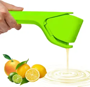 Manual Lemon Squeezer Handheld Citrus Juicer Ergonomic Handle BPA-Free PP Material Easy Clean Foldable Design for Lemons Limes Oranges Pure Juice No Seeds or Pulp