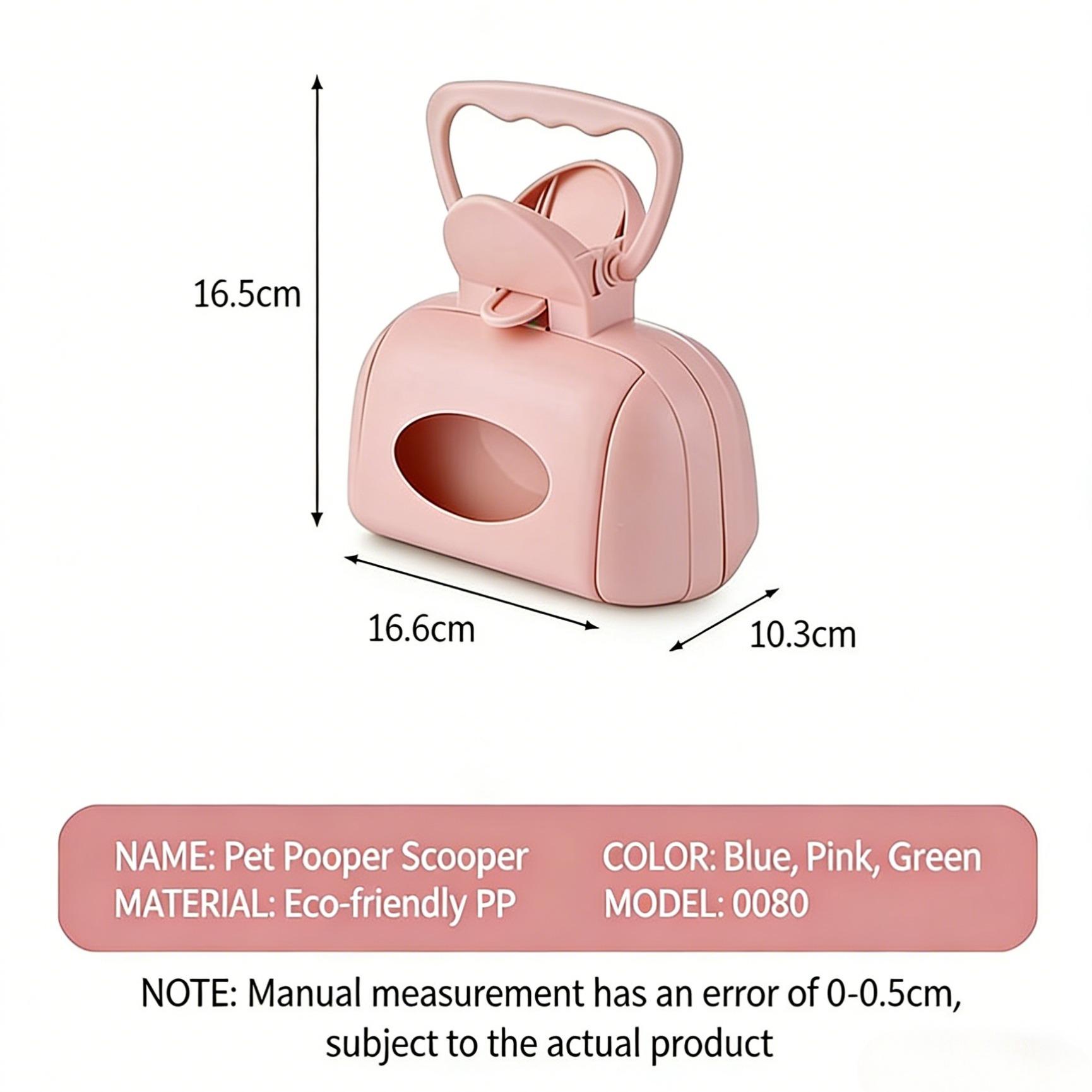 pet stuff Portable Poop Scooper Poop Cleaning Essential Pet Waste Cleaning Tool Dog Waste Cat Waste Poop Grabber Poop Scooper Compact Portable Gadget Dog Walking Outdoor