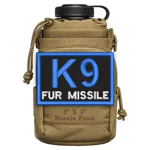 K9 Fur Missile Officer Funny Morale Patch 2” X 3” Hook & Loop Back for Hats Jackets Tactical Vests Plate Carriers EDC Gear & Humor Patch Collectors