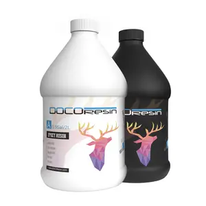 DOCOResin Trusted Standard Epoxy Resin Kit with Batch to Batch Consistency - MSDS Certified Resin Epoxy, Non Toxic Formula - Crystal Clear Epoxy Resin for Art & Creative Projects - 1 Gallon
