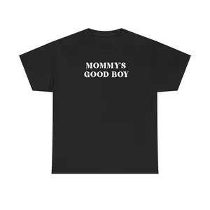 MOMMY'S GOOD BOY Unisex Heavy CottonTee - funny shirts - so good - gift for men andwomen Casuall