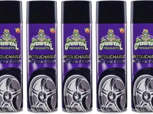 Cristal Products Untouchable Tire Shine-6 Pack Total 6 Bottles for Deep Wet Gloss Shine and Long Lasting Protection