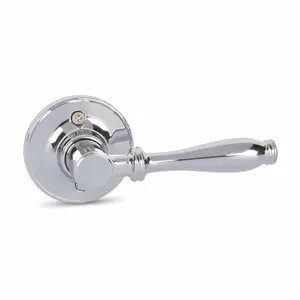 Villa Dummy Door Lever, Polished Chrome