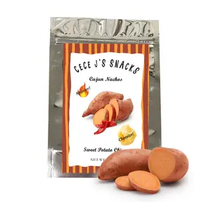 Cajun Nacho Sweet Potato Chips Snack Crunchy Crispy Natural