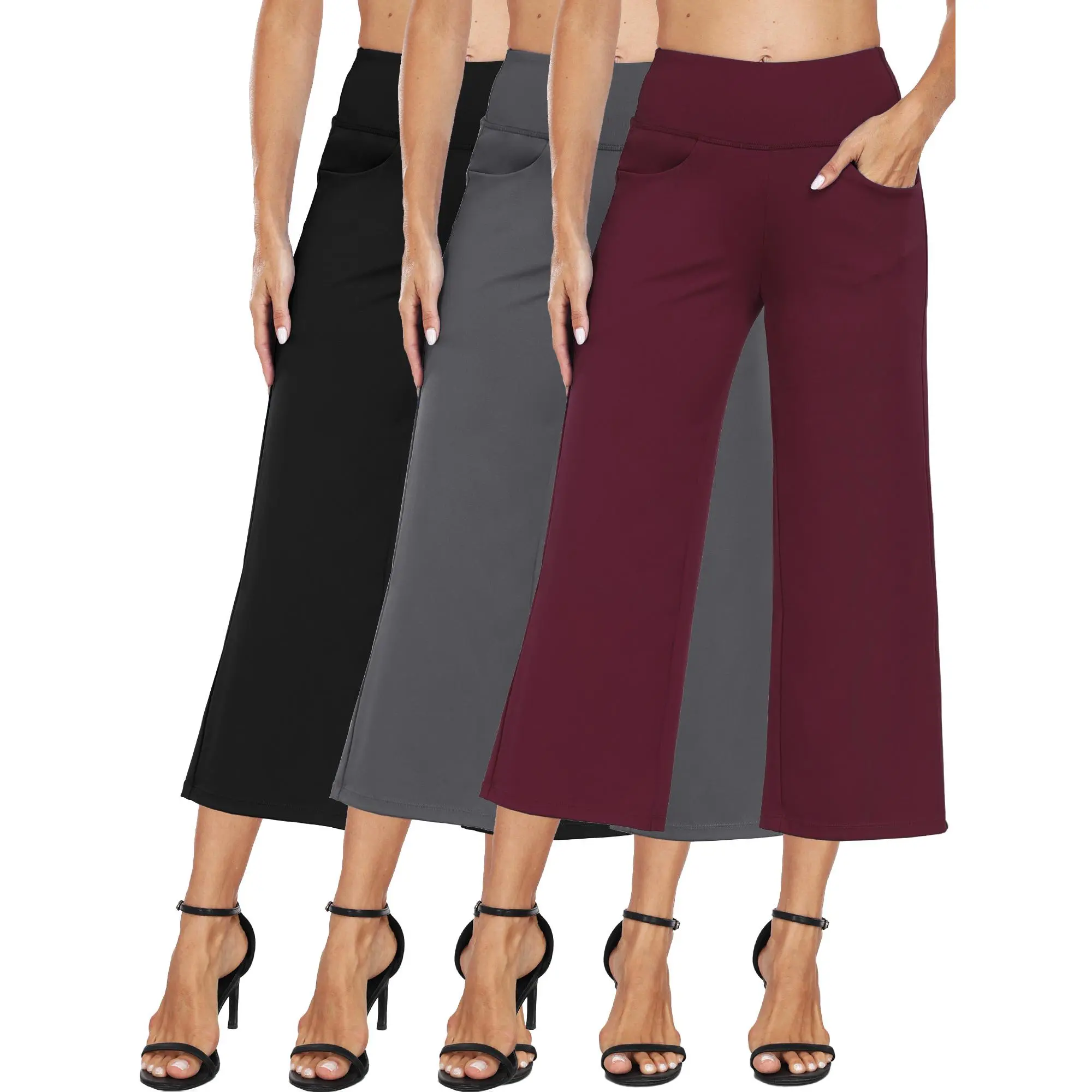 40# Black, Grey, Wine Red,3 Pair