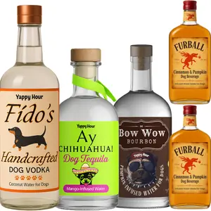 Dog Liquor Bundle by Yappy Hour | Non-Alcoholic Dog Beverage | Dog Booze | Fido's, Ay Chihuahua, Bow Wow Bourbon, Furball Minis