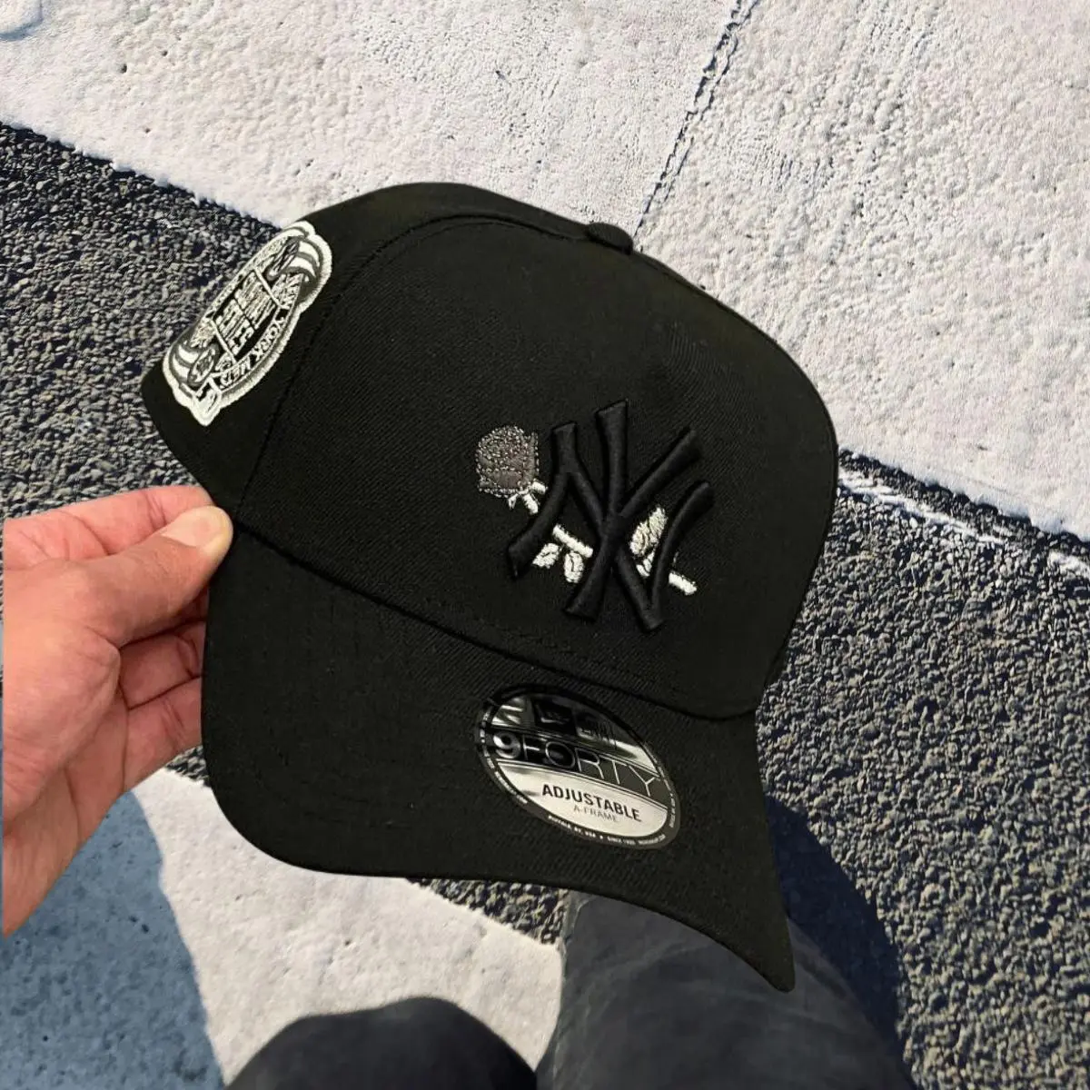 New Era MLB 9FIFTY Snapback Cap - NY Yankees/LA Dodgers Anniversary Patch, Unisex Classic Sports Collectible Streetwear Headwear