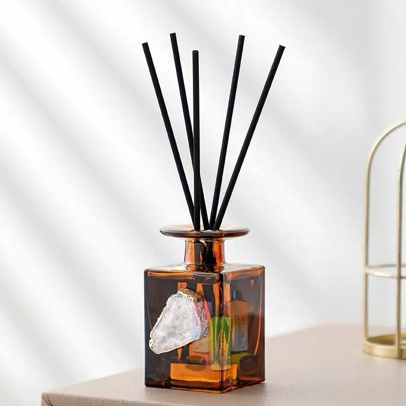 L00sSSs,TMARY FOGER Flower Premium Reed Diffuser Set withPreserved Breath & Cotton Stick Black Forest Scented Diffuser with Sticks Home Fragrance Reed Diffuser