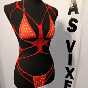 Sexy 3piece cutout with Bikini