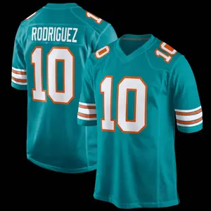 Unisex Football inspired by Rodriguez 10 Miami Alternate Game Jersey - Aqua