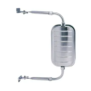 K-Source  Jr West Coast Stainless Steel Universal Truck Mirror