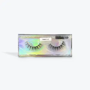 Lashes #7666-3-2 Eyelashes Makeup Cosmetic Eyelash Extensions striplashes