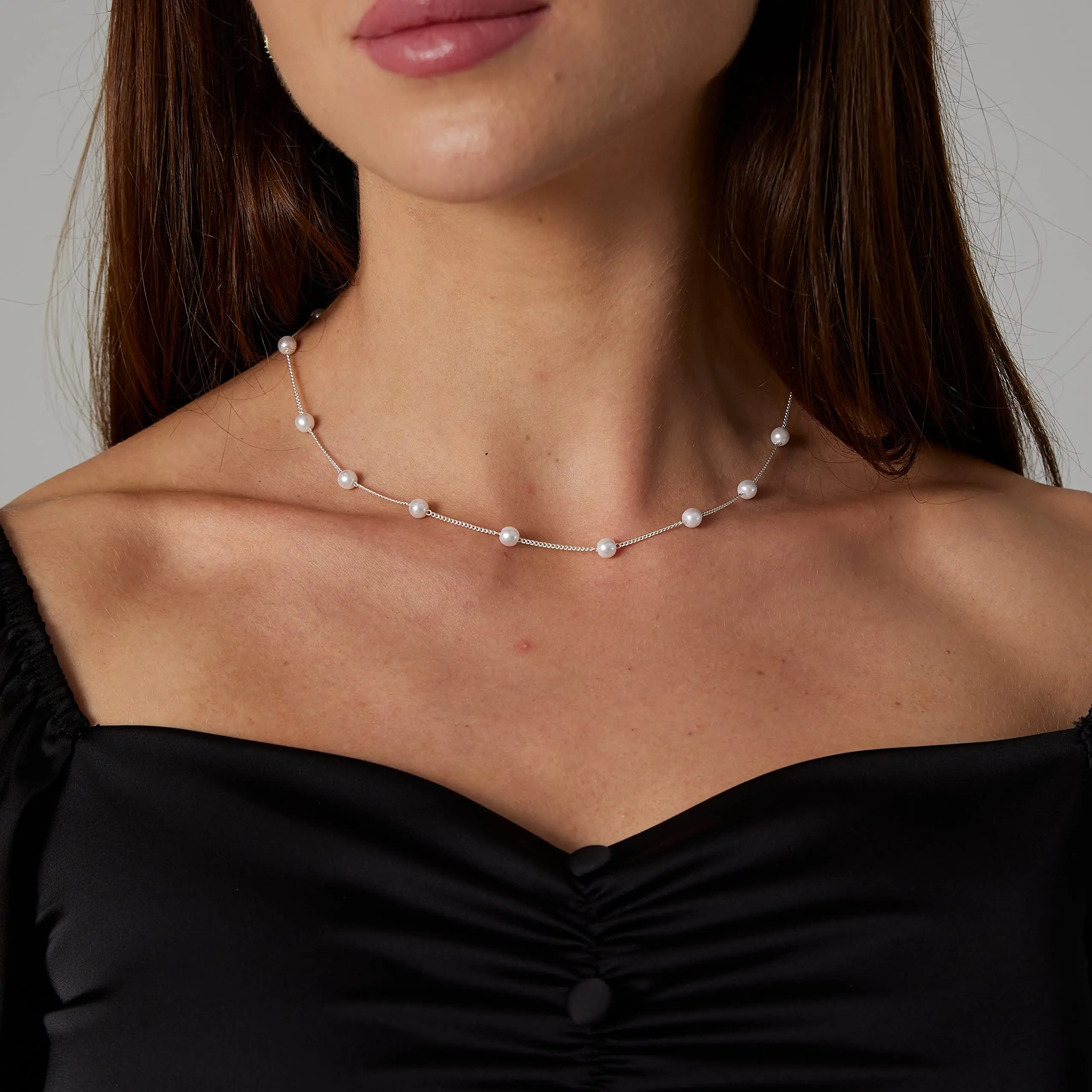 40CM pearl choker-SL