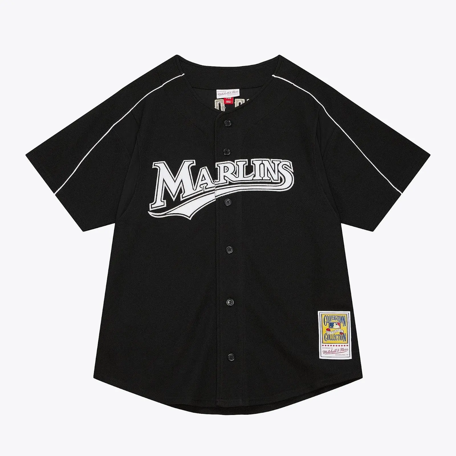 Dontrelle Willis Florida Marlins Black 2003 Authentic Batting Practice Jersey MLB Throwback Baseball Cooperstown Fan Gear Mitchell & Ness