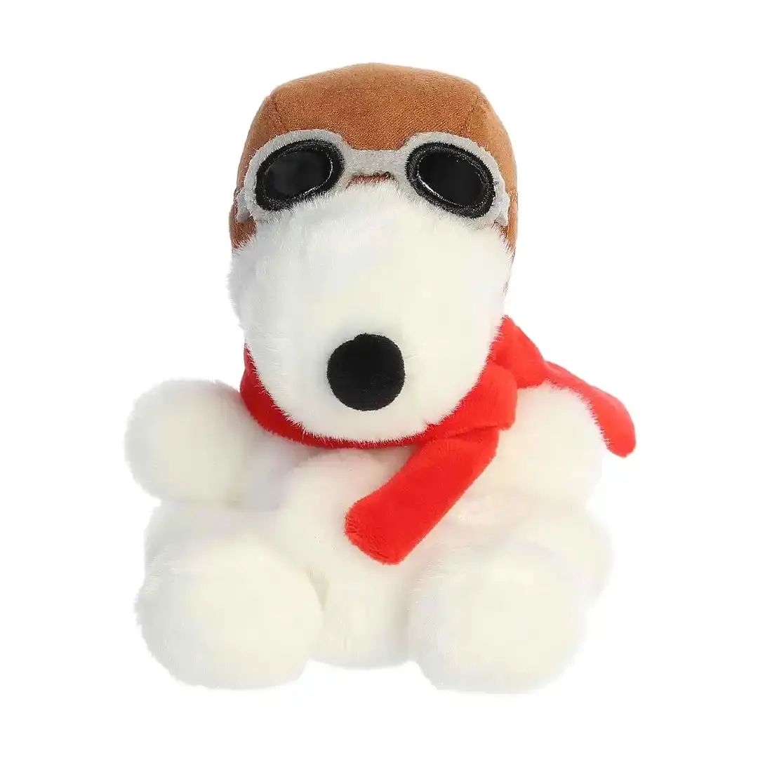 Aurora Peanuts Flying Ace 5" Palm Pals Stuffedtoy, Cute Collectible, Soft Furry Collectibles, Soft Huggable Cute Stuffed Animals, Toddler Gift for Charlie Brown Fans