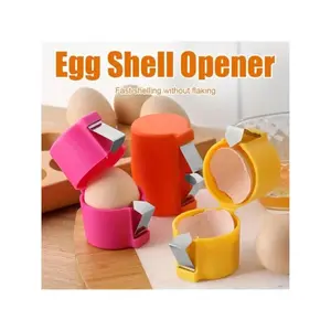 3PCS Egg Shell Opener Set - Plastic Egg Cracker Peeler Separator for Raw & Hard Boiled Eggs - Kitchen Gadget Tool for Cutting & Breaking Eggs - Ideal for Cooking & Bakery
