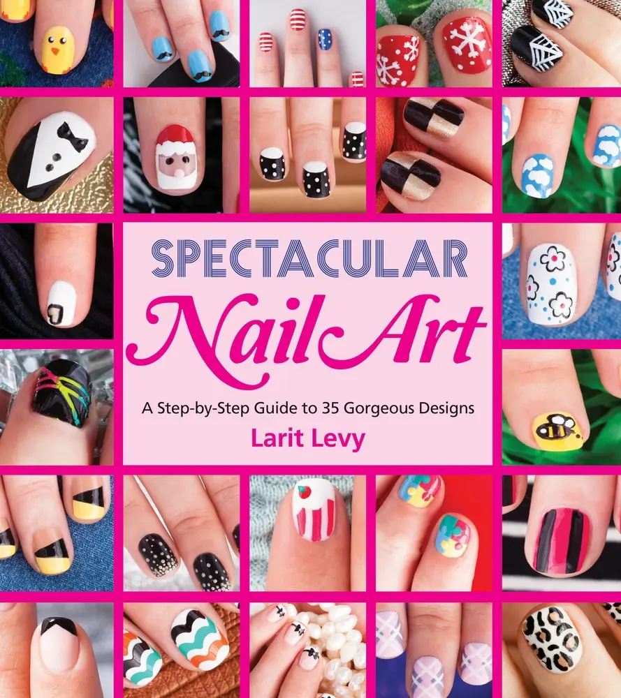USED Book - Spectacular Nail Art: A Step-By-Step Guide to 35 Gorgeous Designs by Levy, Larit (Paperback) - english